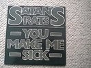 rare punk 7 inch vinyl single satans rats you make me sick