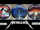 METALLICA 3 PICTURE LP'S - KILL EM ALL - RIDE THE LIGHTNING - MASTER OF PUPPETS