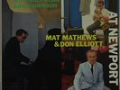 EDDIE COSTA/DON ELLIOTT/MAT MATHEWS AT NEWPORT VERVE US ORIGINAL TPT MINT-
