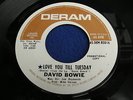 DAVID BOWIE - RARE US DEMO PROMO, DERAM 1967 - LOVE YOU TILL TUESDAY - EXCELLENT
