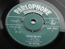 THE BEATLES   1964  INDIAN  EP  BEATLES FOR  SALE   MADE IN INDIA