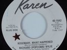 Northern Soul 45 RICHARD POPCORN WYLIE Rosemary, What Happened KAREN HEAR VG++