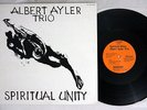 ALBERT AYLER TRIO SPIRITUAL UNITY ESP-DISK BT5002 Japanese Pressing Vinyl LP