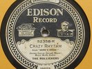 THE ROLLICKERS Crazy Rhythm / Ol' Man River EDISON 52358 DIAMOND DISC RECORD 78