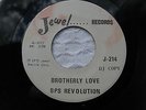 BPS REVOLUTION BROTHERLY LOVE/WALK AROUND HEAVEN (NM-) Soul/Gospel JEWEL J-214,