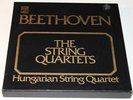 HUNGARIAN STRING QUARTET Beethoven Quartets Ex+ HMV 10LP Box Set