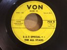THE ALL STARS  2-2-5 Special Pt. 1 & 2 45   Von JVB Detroit blues r&b