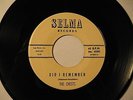 RARE NYC R&B DOO WOP 45   THE CRESTS   DID I REMEMBER   SELMA   NM/MINT
