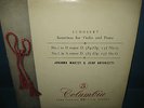 +33CX 1359 *JOHANNA MARTZY* SCHUBERT: SONATINAS FOR VIOLIN & PIANO* ANTONIETTI*