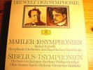 MAHLER SIBELIUS Complete Symphonies KUBELIK KAMU KARAJAN 20-LP-Box DG