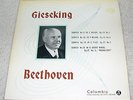 Beethoven / Gieseking Moonlight Sonata UK Columbia Sax 2259 Stereo LP ED1 b/s