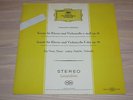 DGG BRAHMS LP - SONATA FOR PIANO OP.38 / 99 DEMUS & HOELSCHER STEREO in MINT