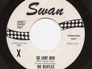 BEATLES  Sie Liebt Dich / I'll Get You  Original wlp Promo 45 on Swan  Listen
