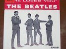 THE BEATLES SHE LOVES YOU PICTURE SLEEVE S4152 NO RING WEAR W/ 45 NICE SHAPE