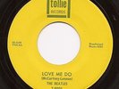 BEATLES Love Me Do / PS I Love You 45 on Tollie  Green Print w/ Jukebox Strips