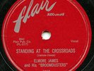HEAR - Rare Blues 78 - Elmore James - Standing At The Crossroads - Flair # 1057