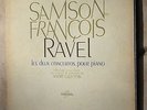 SAXF 136 SAMSON FRANCOIS Andre CLUYTENS RAVEL Two Piano Concert Dowel Spine 1 Ed