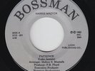 Sweet Soul 45 - Harris Mazyck - Patience - Bossman - mp3