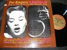 Cool MAL WALDRON TRIO Music Minus One LP FOR SINGER AND SWINGERS w Booklet JAZZ