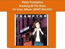 Peter Frampton, Breaking All The Rules, Vintage Sealed LP Vinyl Album Disc, Rock