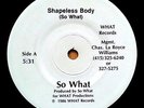 CALI MODERN SOUL BOOGIE 45 SO WHAT 