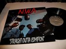 NWA Straight Outta Compton LP 1988 DR. DRE - EAZY-E Orig. press RUTHLESS 57102
