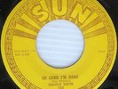 WARREN SMITH so long I'm gone miss froggie SUN 268 1957 Rockabilly 45  C91
