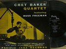 USA 10 INCH LP--CHET BAKER QUARTET (WITH RUSS FREEMAN) --PACIFIC JAZZ--VG++