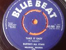 BUSTER'S ALL STARS-TAKE IT EASY/WHY MUST I CRY-UK BLUEBEAT 7'-BB 384