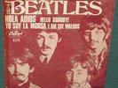 The Beatles Hola Adios Hello Goodbye 45 W/ Sleeve Mexico Capital 6275 Original