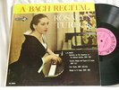 ROSALYN TURECK A J.S. Bach Recital Decca DL 10061 MONO LP