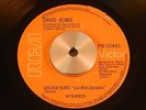 DAVID BOWIE Golden Years  EL SALVADOR PRESS 45 RPM Spanish Titles 1975