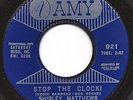 SHIRLEY MATTHEWS-AMY 921-Promo-STOP THE CLOCK/IF I HAD IT ALL TO DO AGAIN-Buy It