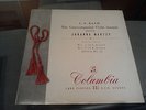 33CX 1288 BACH  SOLO VIOLIN SONATAS 5 & 6 JOHANNA MARTZY  UK BLUE/GOLD MONO