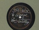 78 RPM Louis Armstrong OKeh 41504 autographed by Louis