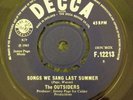 The Outsiders RARE 1965 Decca 7