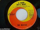 BEATLES A Hard Day's Night STONE MINT UNPLAYED 1964 45 UNART MACLEN ON TWO LINES