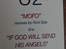 U2 MOFO REMIXES RONI SIZE b/w IF GOD WILL SEND HIS ANGELS 12