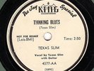 78rpm Postwar Blues – John Lee Hooker as Texas Slim – King 4377