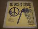 THE BEATLES Get Back To Toronto COMET RECORDS 3519A/B   near mint