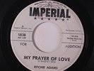 RITCHIE ADAMS: My Prayer Of Love / Pakistan 45 (dj) Oldies