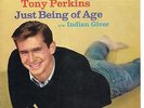 GR8 TEEN 45 & PIC SLEEVE of ACTOR TONY PERKINS - JUST BEING OF AGE - PSYCHO BOY