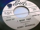 RARE NORTHERN SOUL MOD R&B BOBBY HENDRICKS I WANT THAT SUE DJ 7