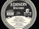 299. Edison Electric Diamond Disc 52337 - Theme Varie & L'Avalanche-Felix Vivier