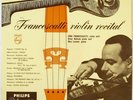 PHILIPS ED.1 MINIGROOVE FRANCESCATTI VIOLIN RECITAL TARTINI DEBUSSY N 02101 L NM