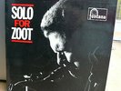ZOOT SIMS Solo For Zoot rare British jazz vinyl LP 1962 UK original Fontana Mono