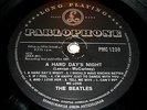 BEATLES HARD DAY´S NIGHT LP DANISH SILVER 8 STAR PARLOPHONE MONO PMC 1230 LISTEN