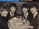 THE BEATLES 45 EP I WANT TO HOLD YOUR HAND+PS SWEDEN RARE RED LABEL