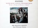 MALCOLM SARGENT / Handel Water Music-Royal Fireworks/ EMI HMV Cream&Gold ASD 286
