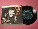 (JMB1) Gene Vincent If You Want My Lovin' UK Mono EP EX/EX+ 7